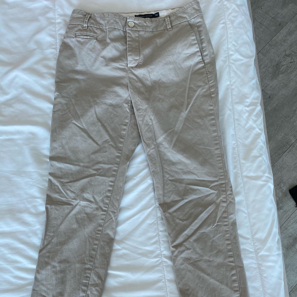 Zara Khaki Slacks